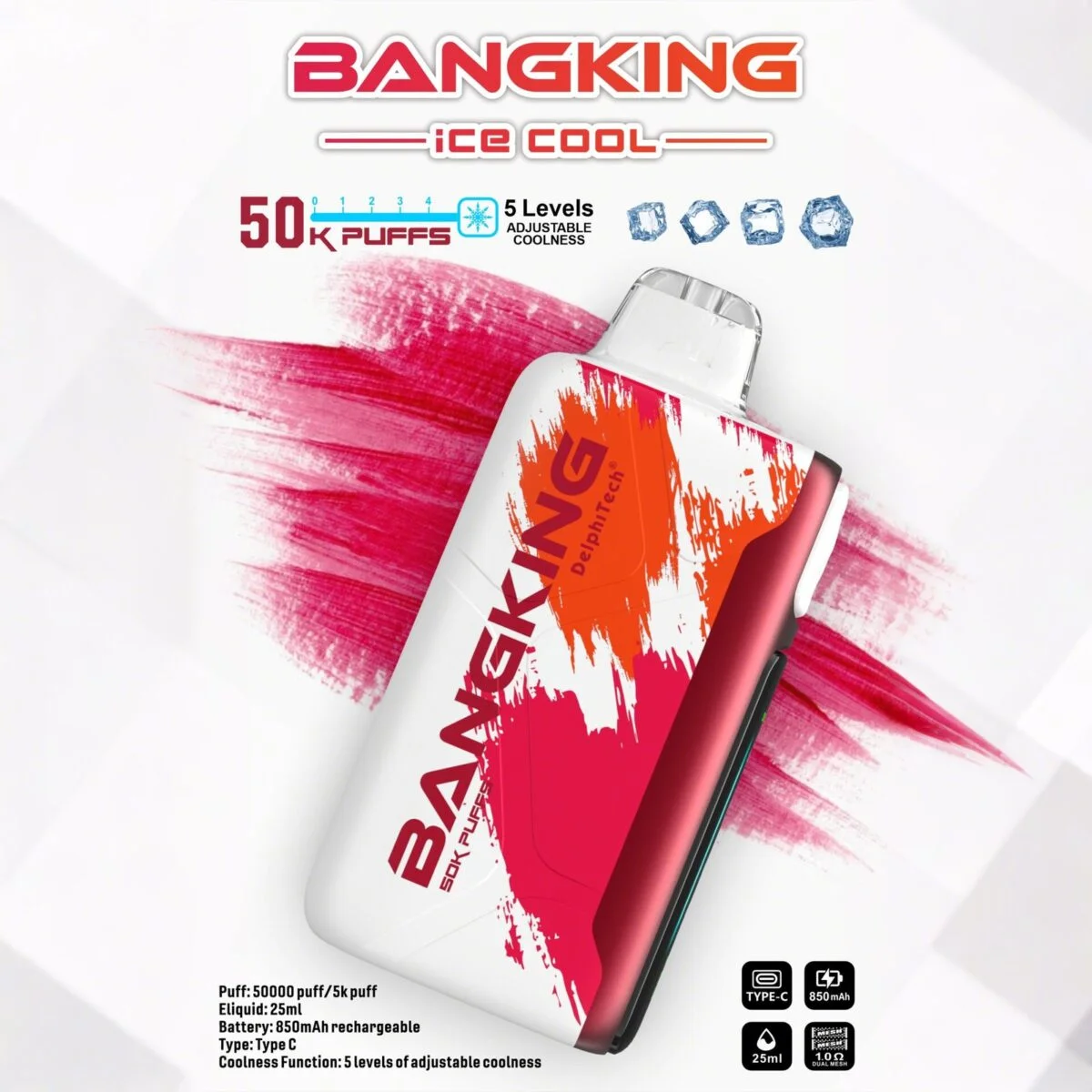Bang King 50K Puffs Ice Cool - Slika 3