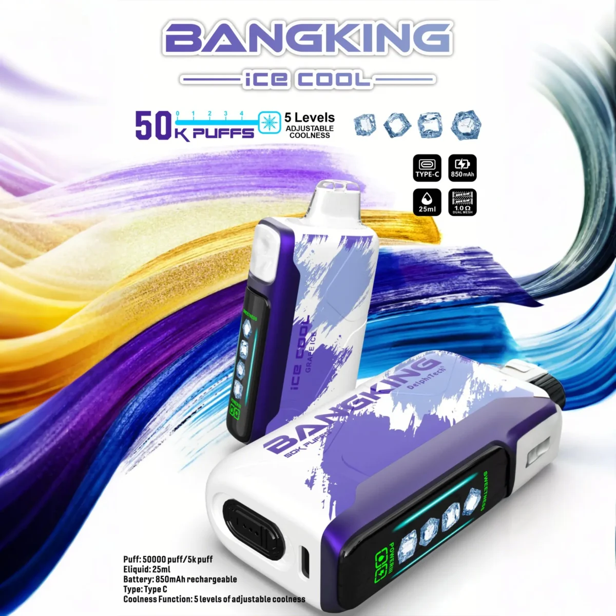 Bang King 50K Puffs Ice Cool - Slika 4