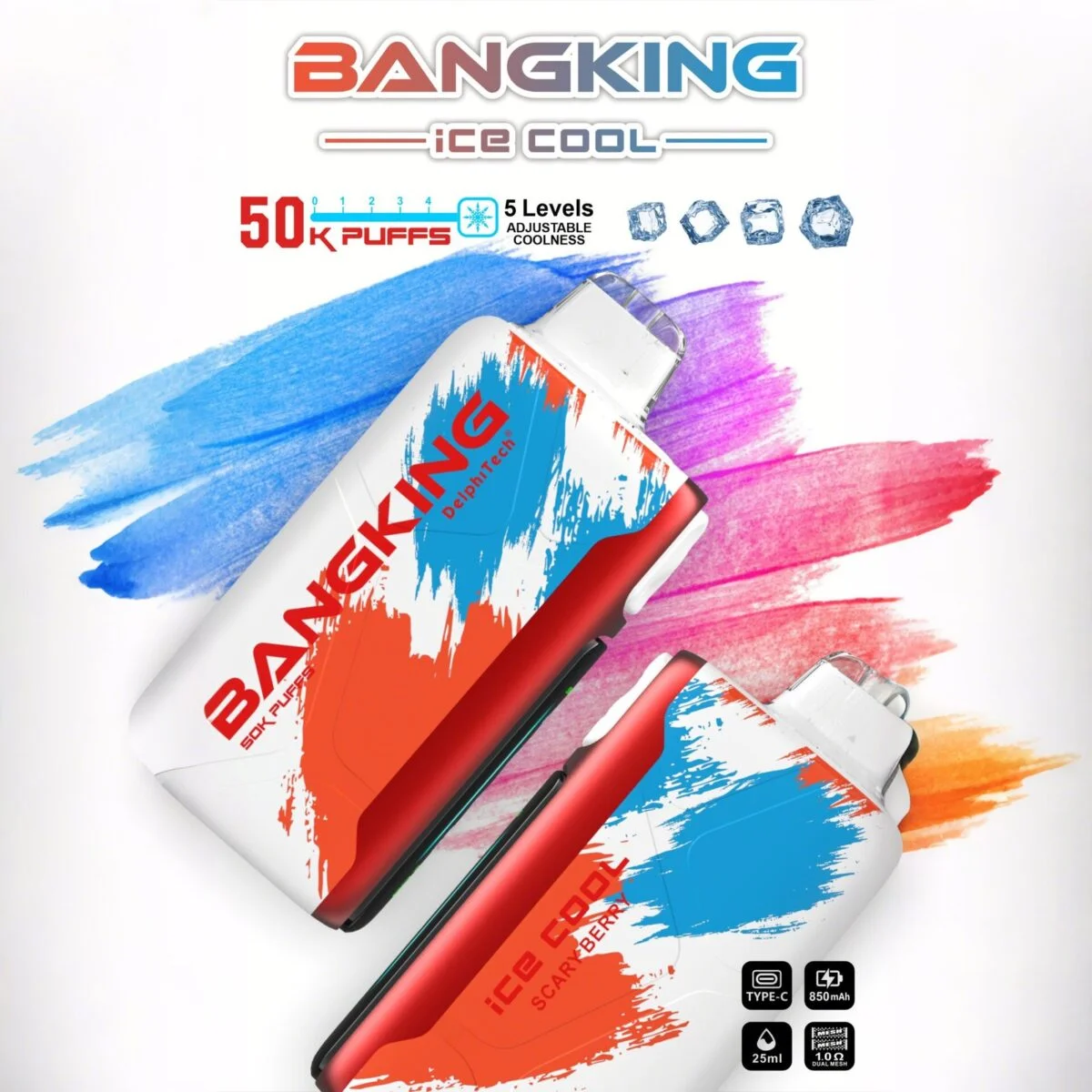 Bang King 50K Puffs Ice Cool - Slika 7