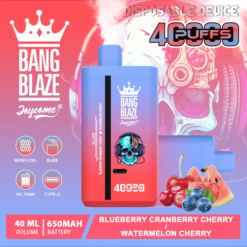 BANG BLAZE Dual Flavor 40000 Puffs 2 IN 1 - Dvostruki okus s 32 kombinacije