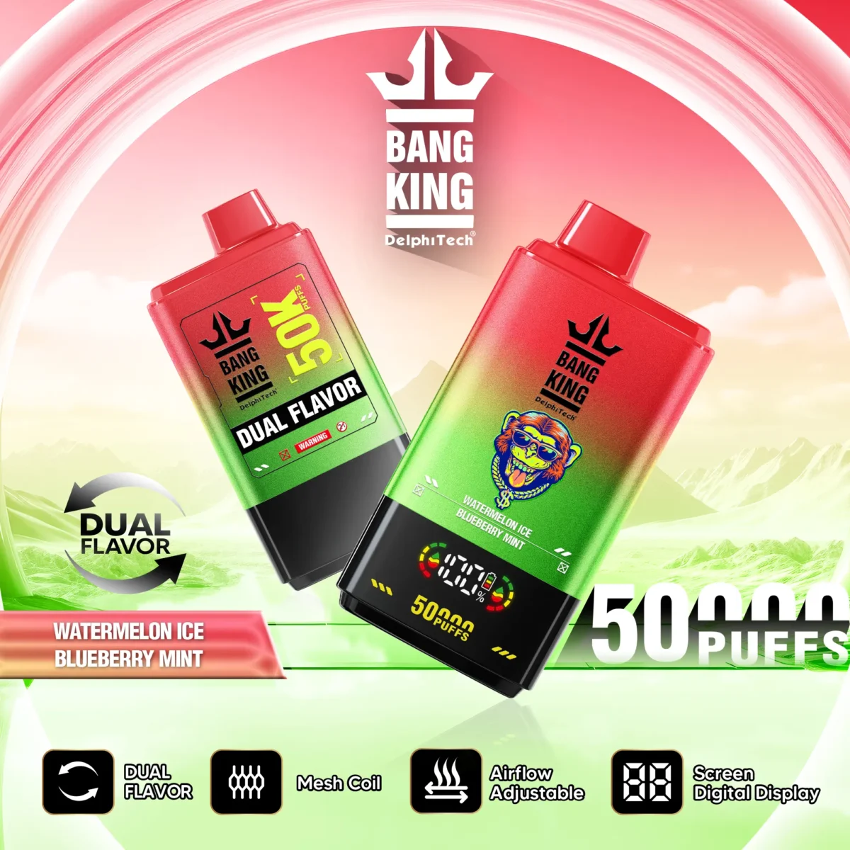 Bang King Dual Flavor 50K Puffs - Slika 7