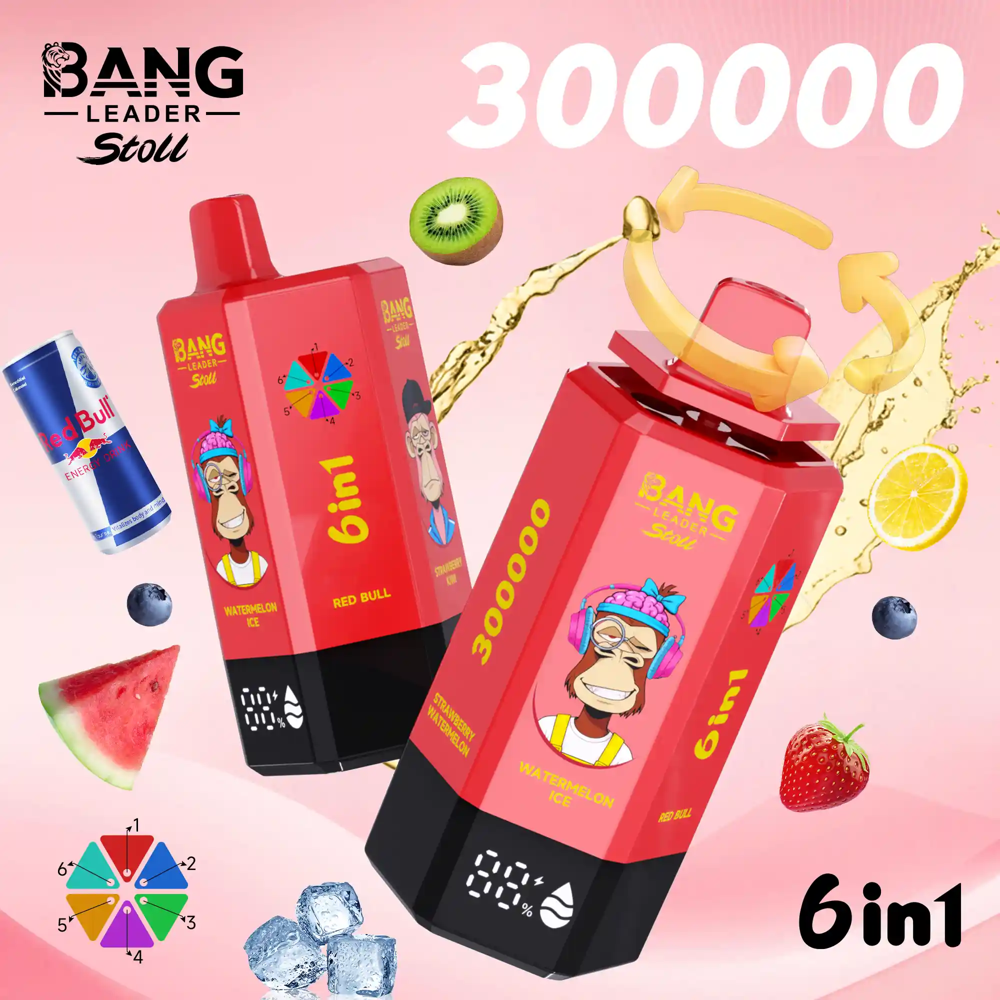 Bang Leader stoll 300K Puffs 6u1 - Slika 2