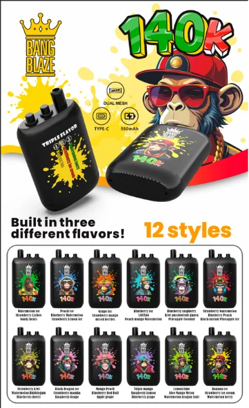 Bang Legend 140K 3U1 Jednokratni Vape - Produžena verzija s 140.000 udaha