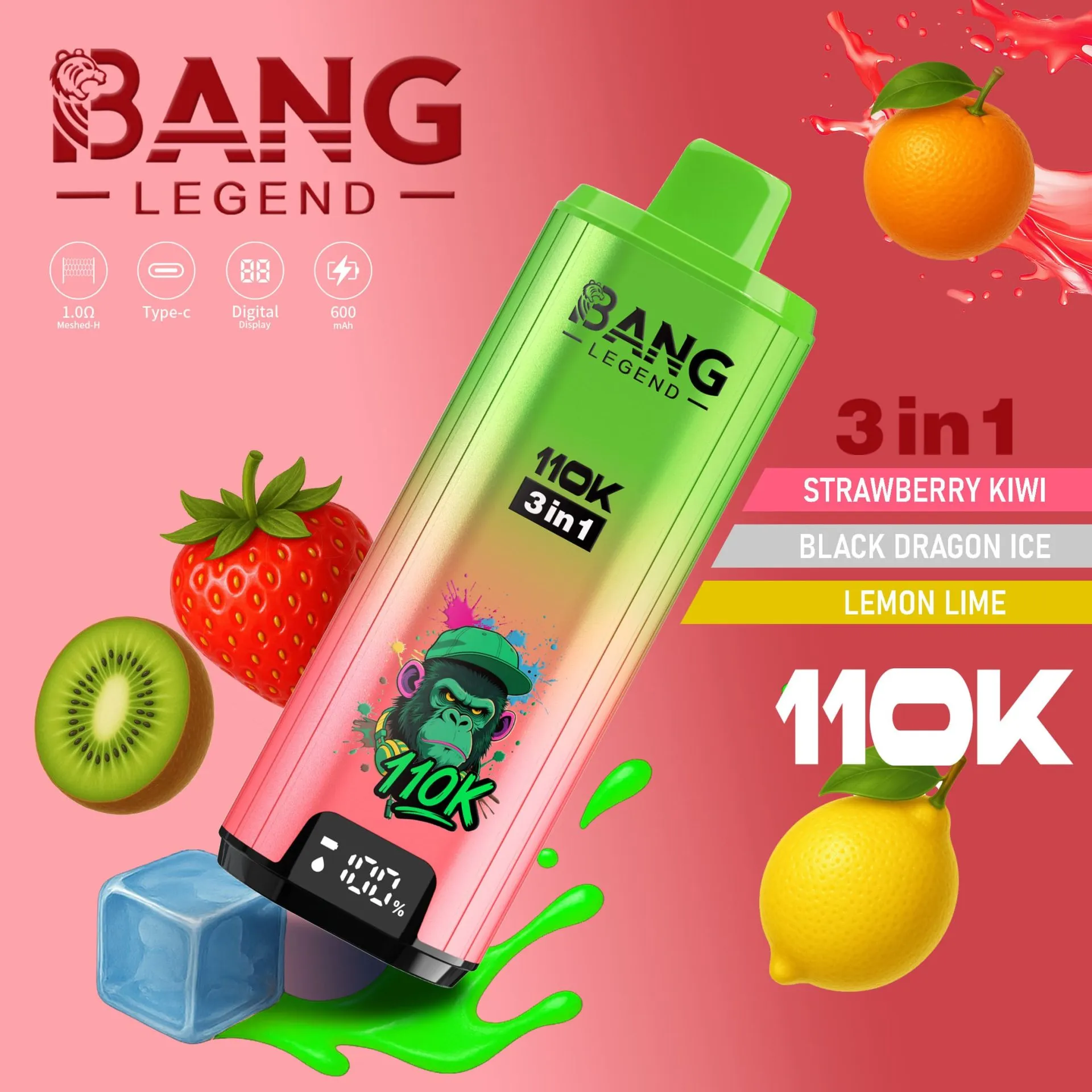 Bang Legend 110K Puffs 3U1 - Slika 2
