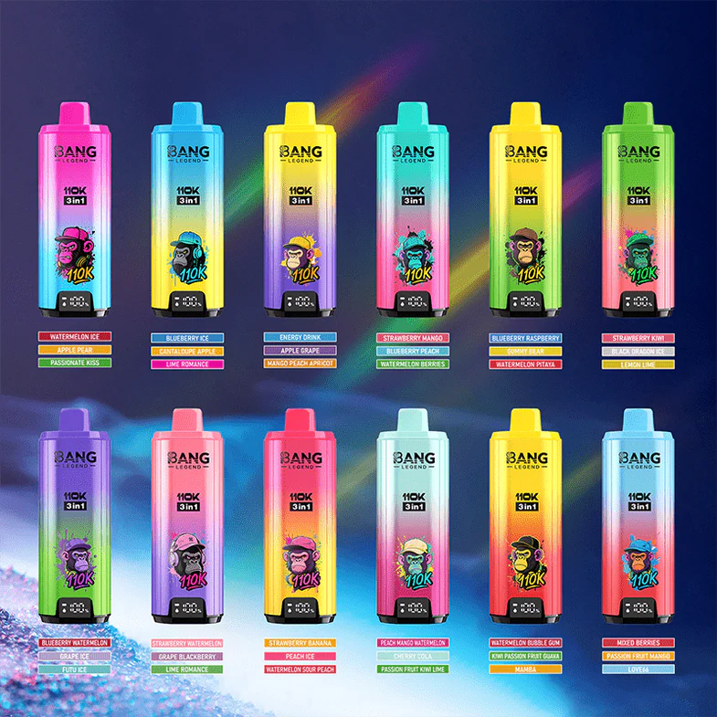 Bang Legend 110K Puffs 3U1 Jednokratni Vape - Tri okusa u jednom