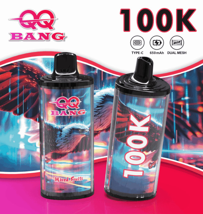 QQBang 100K Puffs – Jednostavan i pouzdan jednokratni vape s 100.000 udaha